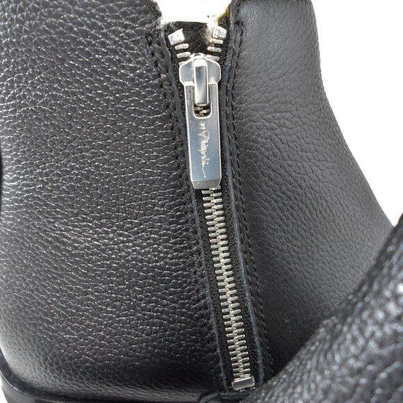 NWT$675 3.1 Phillip Lim Alexa Shearling-lined Leather Ankle Boots Zippers 8.5 - Picture 15 of 16